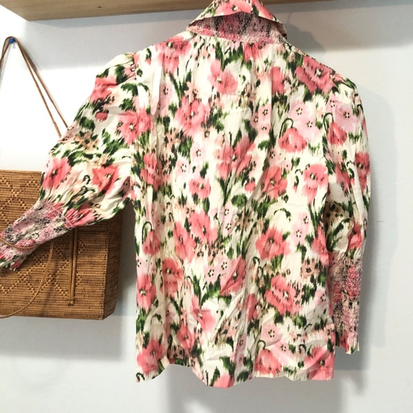 Tuckernuck Floral Blouse NWTs - Picture 4 of 5